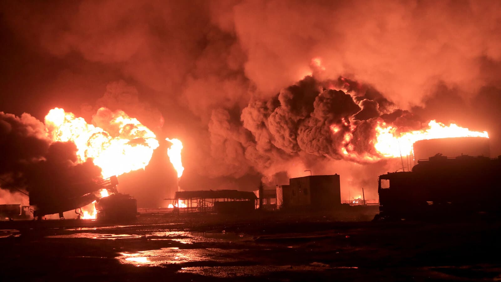 Fuel station and freight activity in Zimbabwe as Iran war drives energy and supply chain pressure