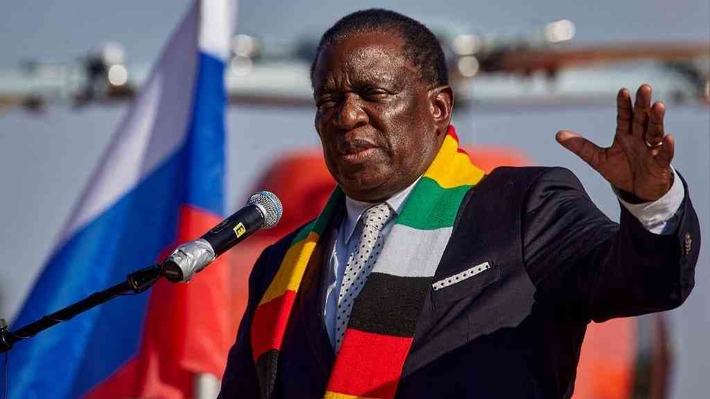Mnangagwa portrait tied to the ED biography directive that councils were urged to fund for schools.